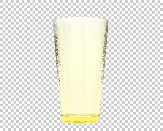 PSD verre de pinte sur fond transparent illustration de rendu 3d