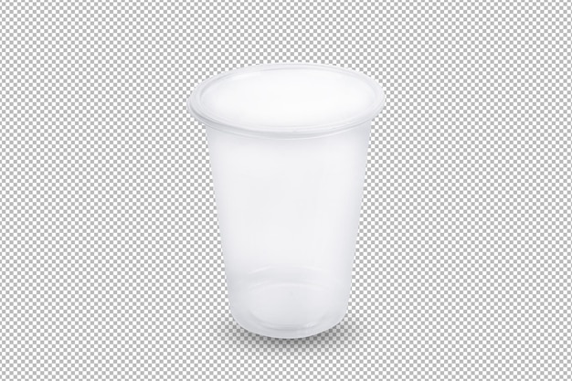 PSD verre en plastique isolé