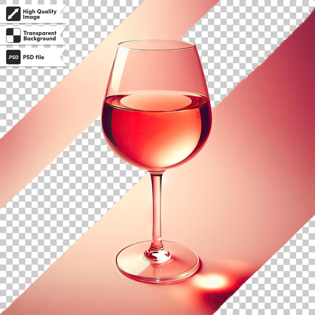 PSD verre de vin rouge en psd sur fond transparent