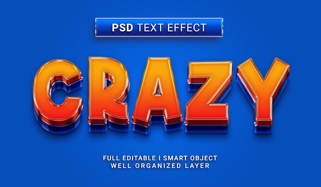 Verrückter PSD-Texteffekt