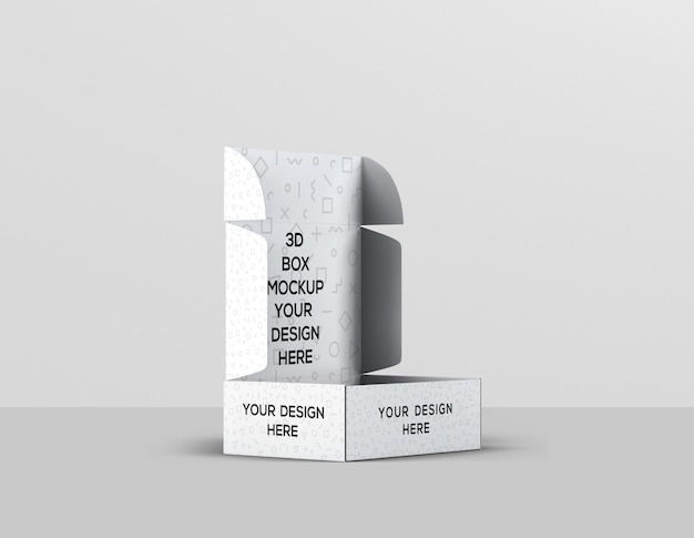Versandkarton Mockup Box Mockup