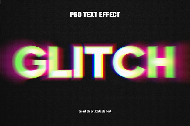 Verschiebung des RGB-Glitch-Text-Effekts