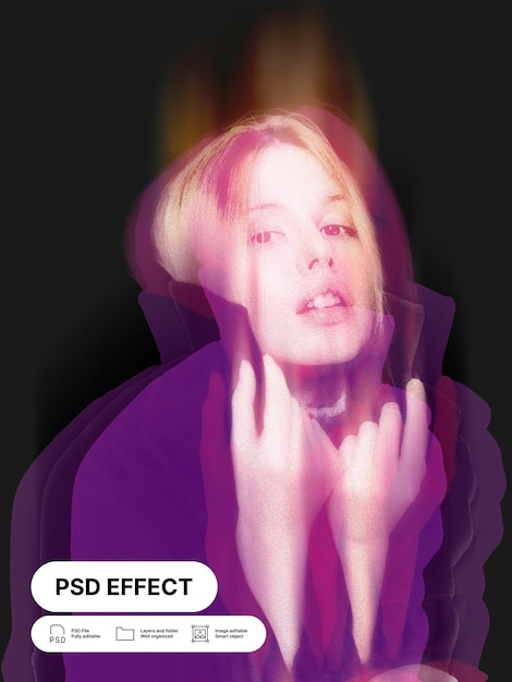 Verschwommenes Seelenfoto-Effekt