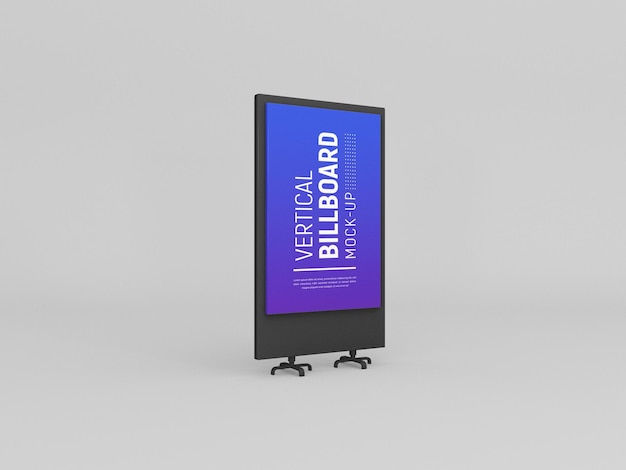 Vertikales billboard-mockup