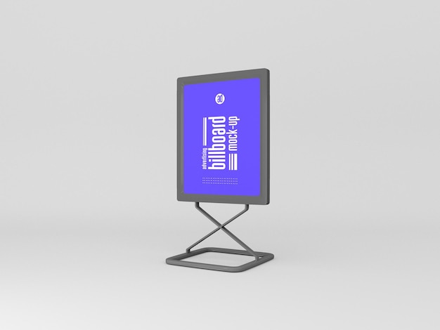 Vertikales billboard-mockup