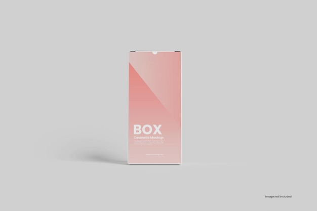 Vertikales box-mokup