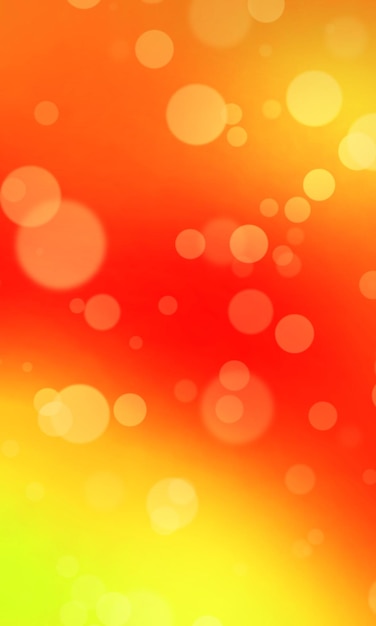 Verwirrte Lichter auf verschwommenem rot-orangefarbenem Hintergrund