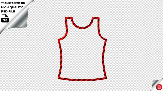PSD veste de tissu sous chemise pour hommes r21 icône vectorielle carreaux à rayures rouges psd transparent