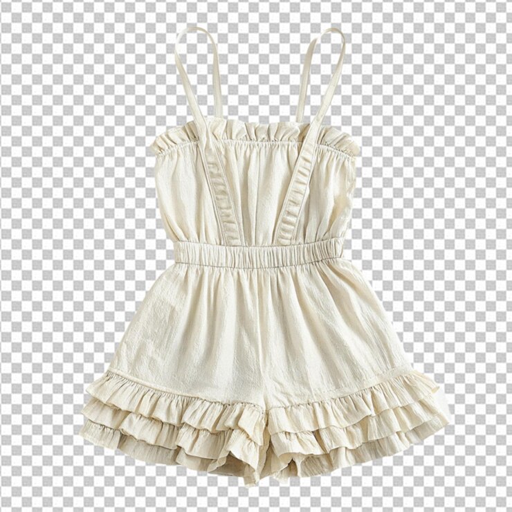 PSD el vestido beige.