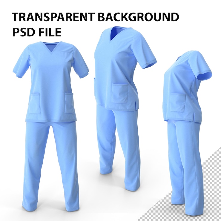 PSD vestido de cirujana png