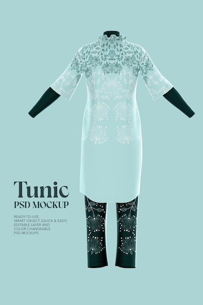 Vestido de mujer psd mockup