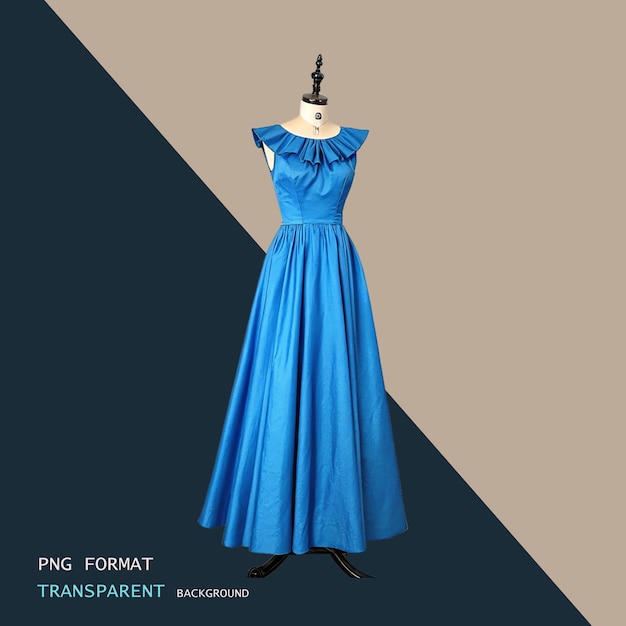 Vestuário azul festivo para menina estilo Princesa