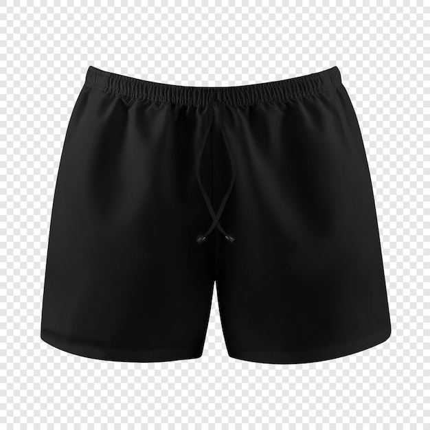 Vestuário de moda calções boxer pretos com fundo transparente
