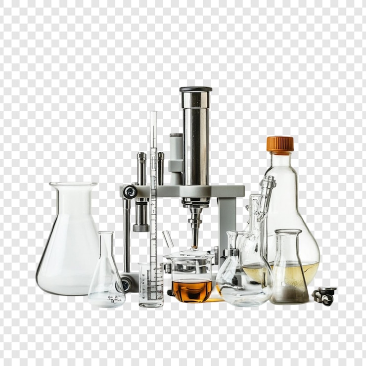 PSD vêtements et équipements de laboratoire analyse d'expériences scientifiques recherche chimique