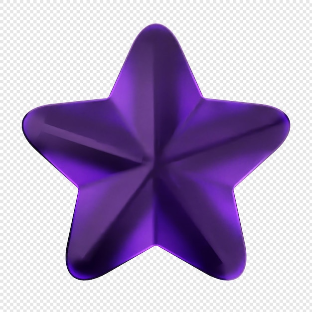 Vetro geometrico 3D colore viola scuro