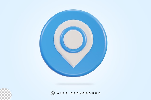 Vettore 3d posizione realistica mappa pin indicatori puntatore gps illustrazione vettoriale per la destinazione