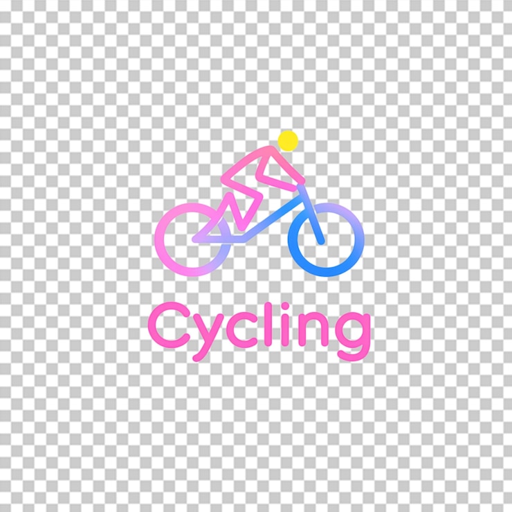 PSD viajar en bicicleta png