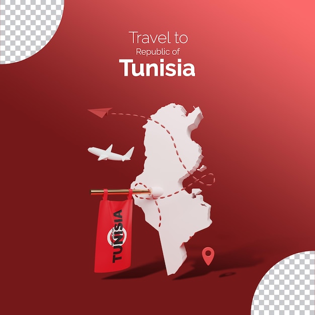 PSD viajar a la república de túnez
