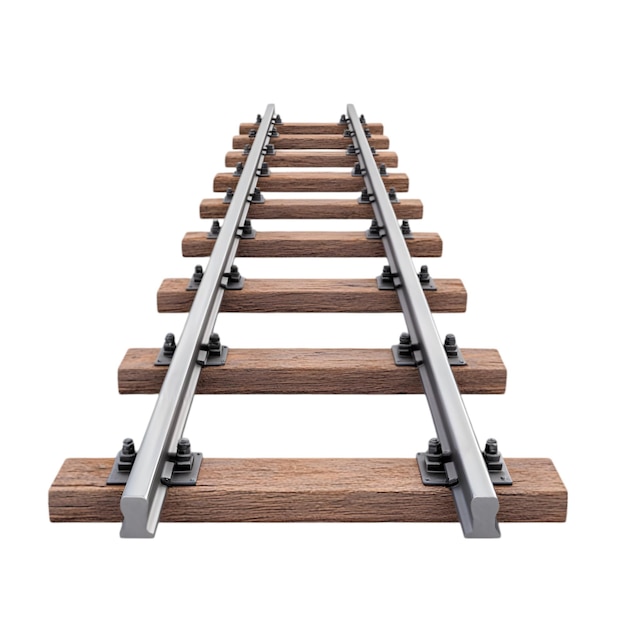 Vias ferroviárias com ligações de madeira para vias ferroviárias industriais para infraestruturas ferroviárias