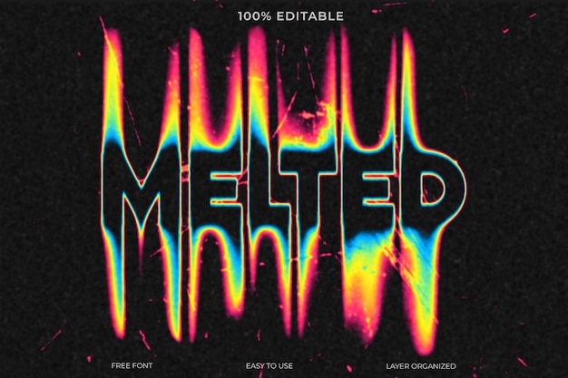 Vibrant Editable Text Effect ist perfekt für Ihre Designs