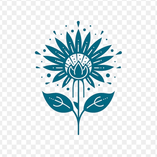 Vibrant Marigold Insignia Logo Avec Des Pétales Décoratifs Et Su Creative Psd Vector Design Tattoo Cnc