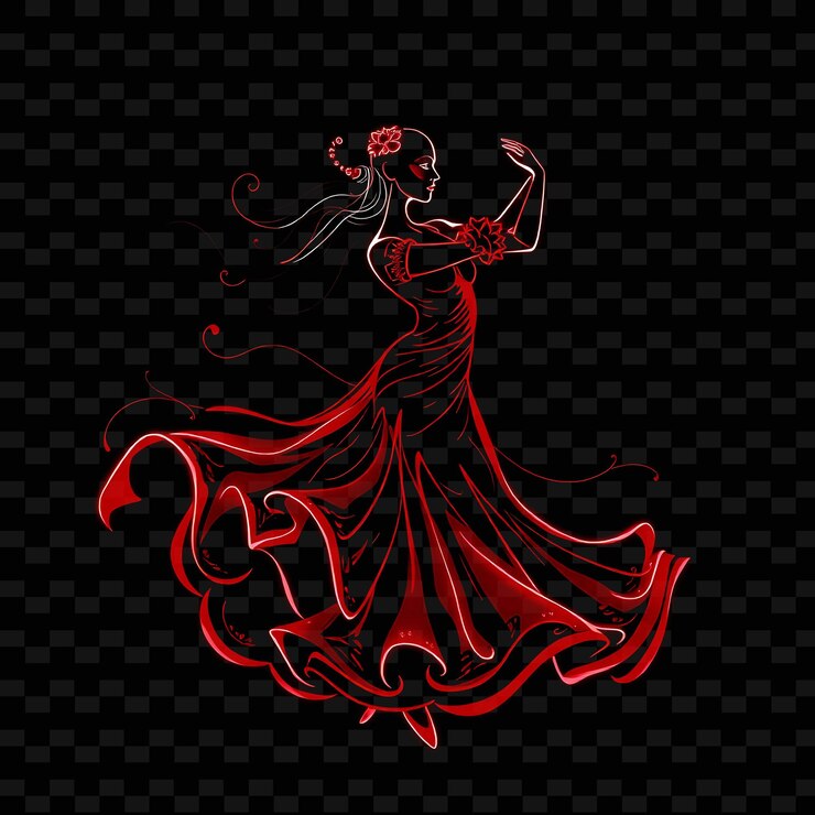 PSD vibrant of neon digital art assets con ilustraciones de personas de neón de png y estilo monoline