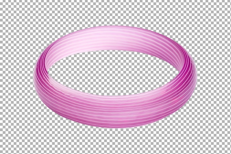PSD una vibrante bobina de muelle de juguete púrpura baila bajo una suave iluminación ambiente en una habitación acogedora sobre un fondo transparente blanco o png