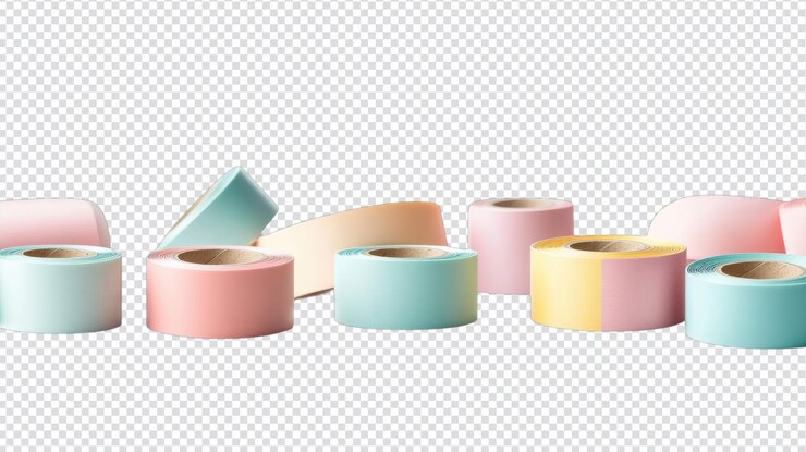PSD una vibrante colección de rollos de cinta washi pastel perfecta para hacer álbumes de recortes y envolver regalos una deliciosa adición a sus proyectos creativos