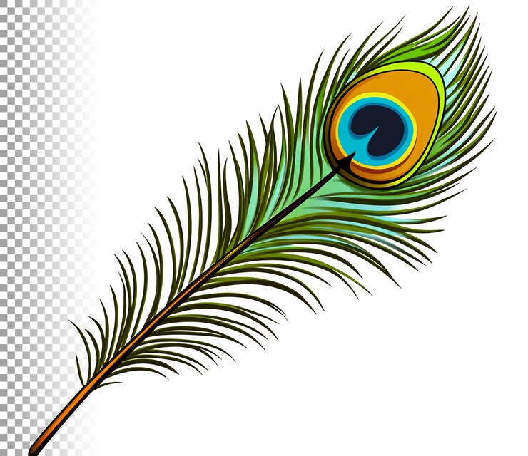 PSD las vibrantes plumas de pavo real