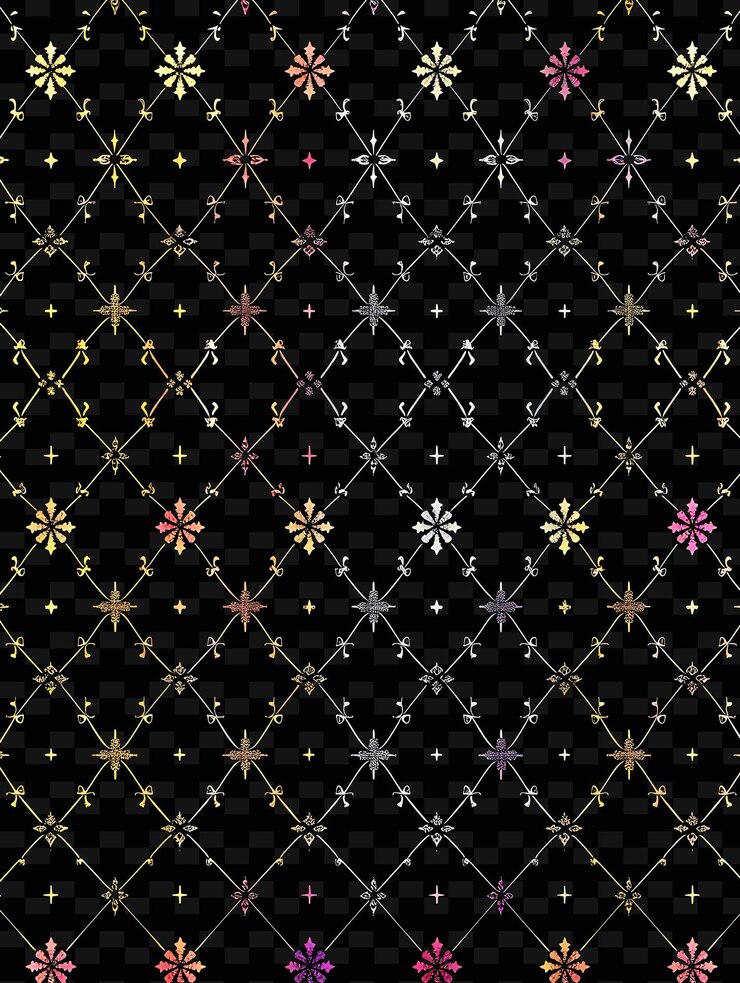 PSD victorian inspired trellises pixel art with ornate details a creative texture y2k neon item designs