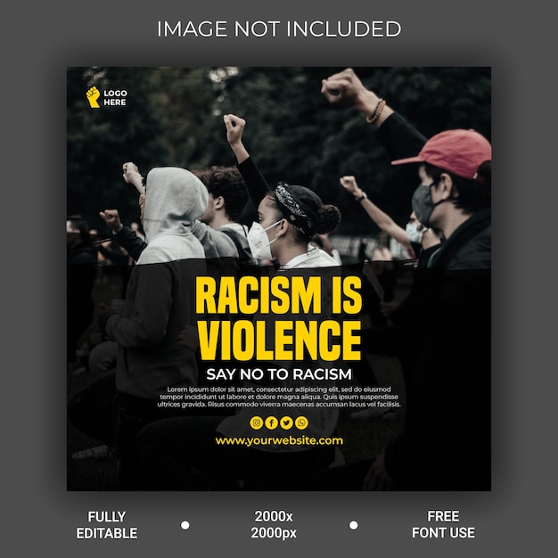 vidas negras importam bandeira para racismo e violência