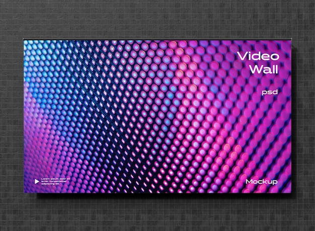 Videowand-Modell
