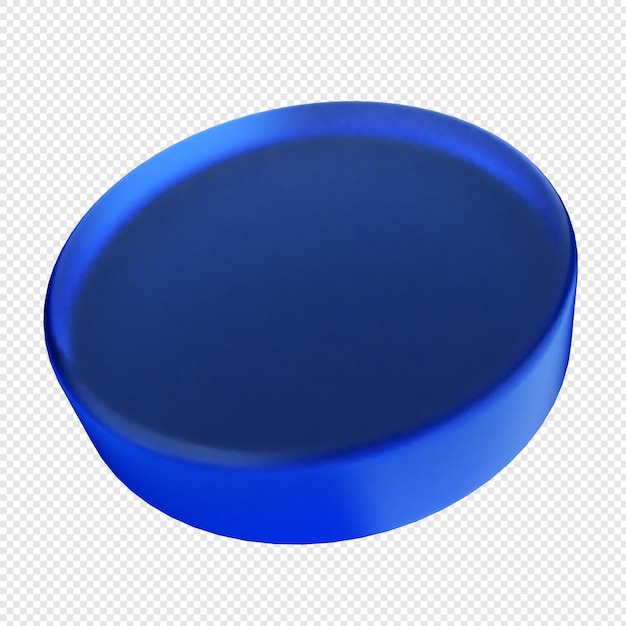 vidrio geométrico en 3D de color azul oscuro