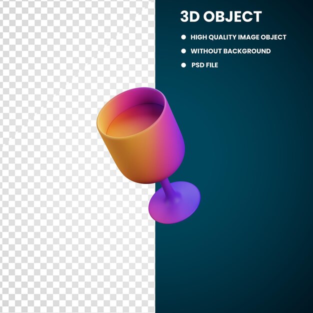 PSD vidrio psd 3d