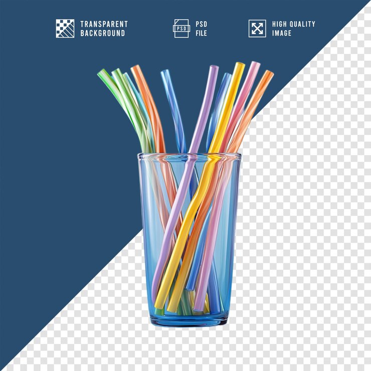 PSD vidro colorido com fundo transparente de alta qualidade