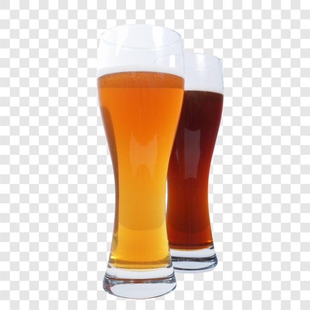 Vidro transparente de cerveja alemã Weizen