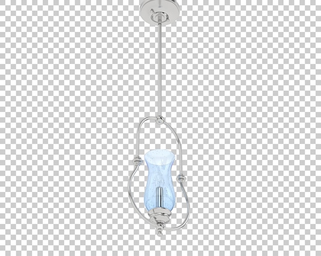 PSD vieille lampe isolée sur fond transparent illustration du rendu 3d