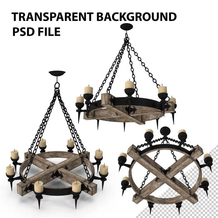 PSD viejo candelabro medieval de papúa nueva guinea