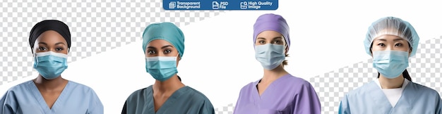 Vielfalt in der Gesundheitsversorgung Frauen im vollen Gang von Asiaten bis Latinos
