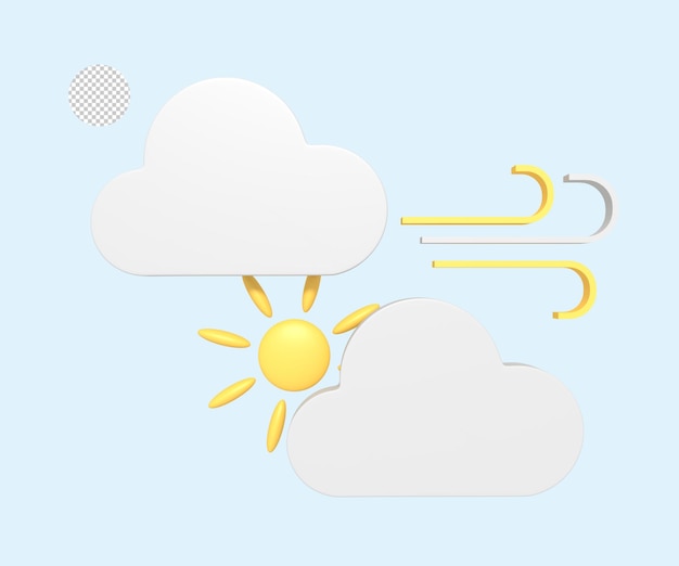 El viento sopla entre las nubes