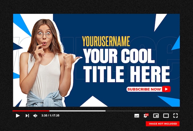 vignette de la chaîne youtube et bannière Web