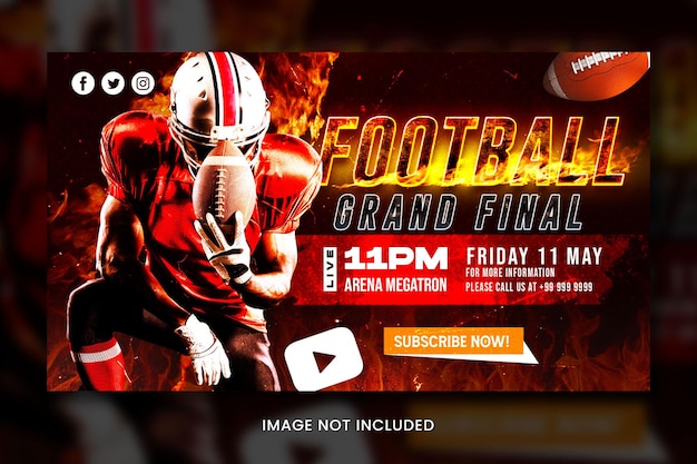Vignettes YouTube des matchs de football