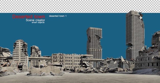Une ville fantôme causée par la menace de la guerre