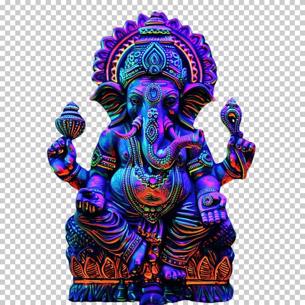 Vinayaka chaturthi ganpati ganesh chaturthi festival de ganesh isolado em fundo transparente