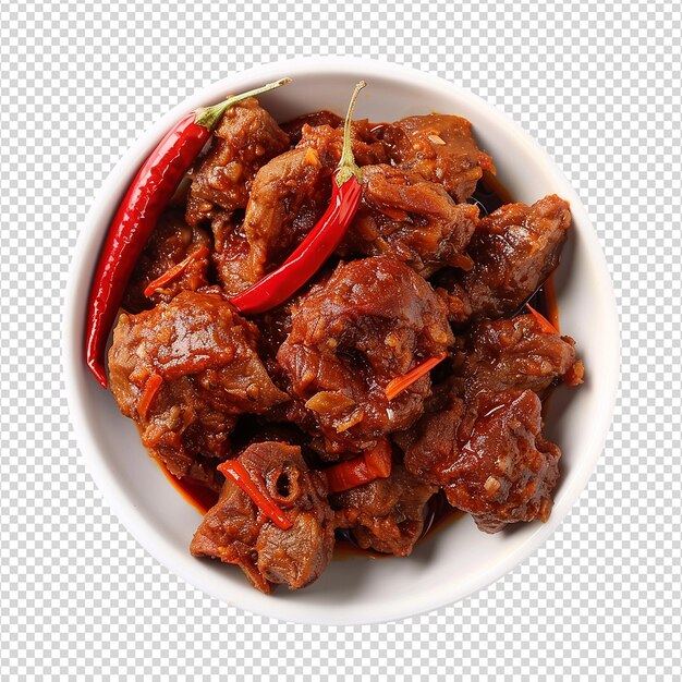 PSD vindaloo isolé sur un fond transparent png