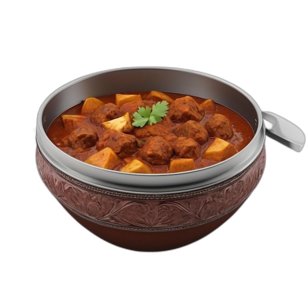 Vindaloo PSD sur un fond blanc