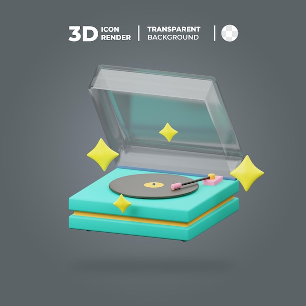 vinil objeto 3D