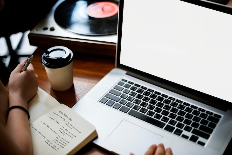 PSD vinilo música adolescentes estilo de vida ocio concepto