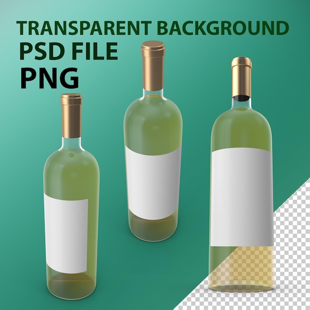 PSD vino blanco png