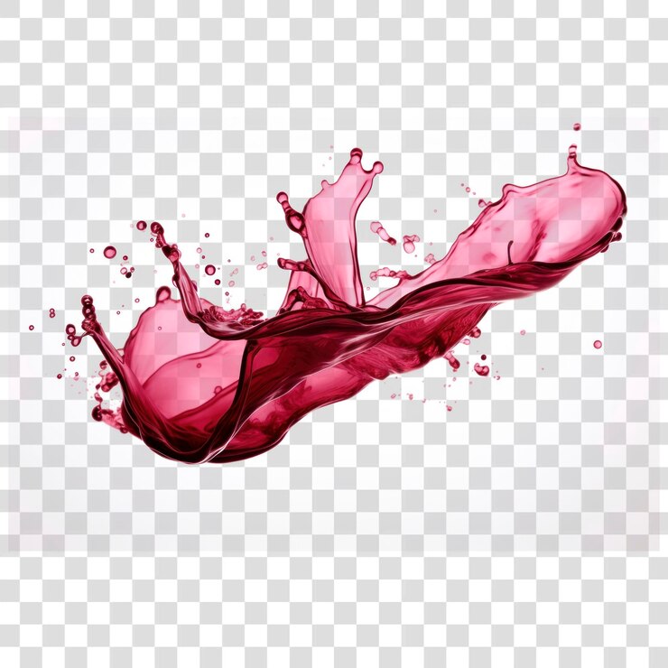 PSD vino rojo png alcohol refresco rosado